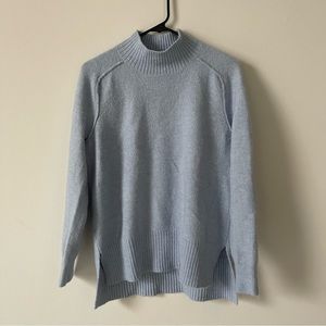 Ann Taylor LOFT light blue turtleneck sweater size S